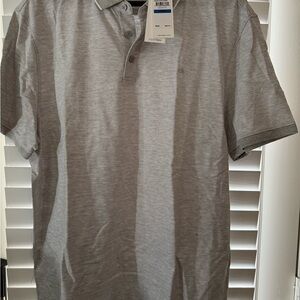 Calvin Klein Light Gray Polo Shirt